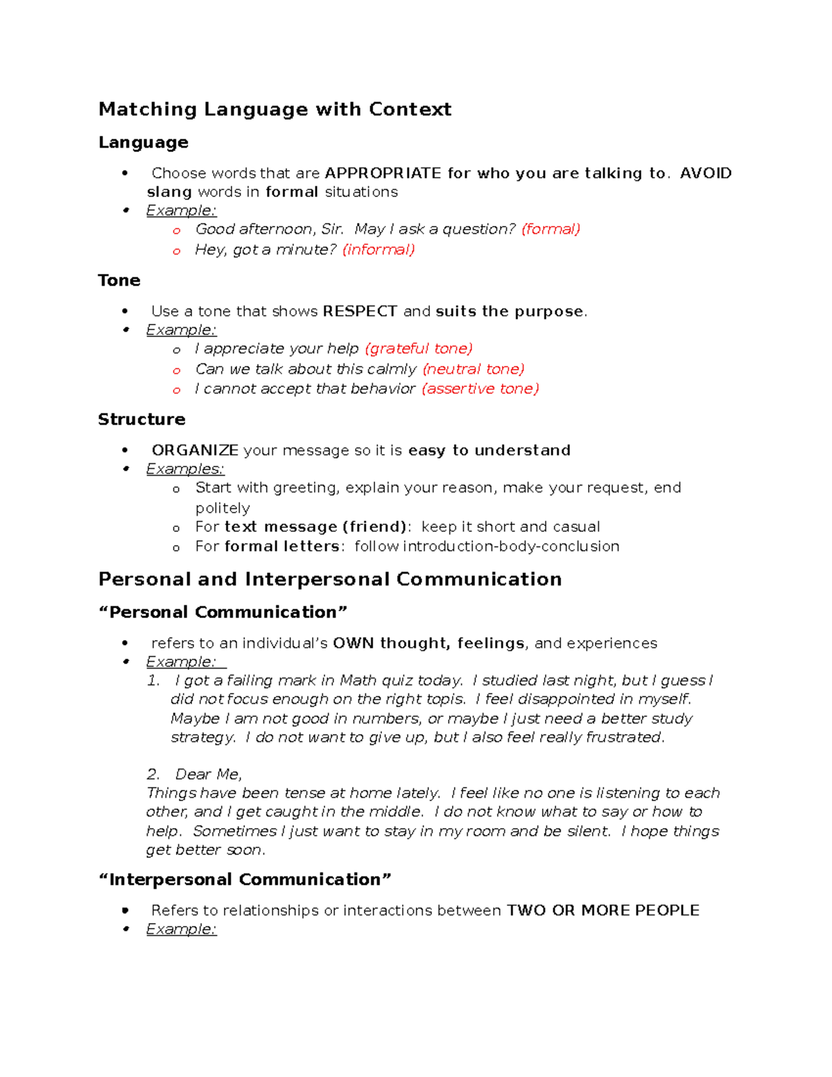 EC - Language Context in Philosophy: Effective Communication Tips - Studocu