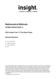 Practice materials for Studying Math Methods Unit 3 and 4 in VCE ...