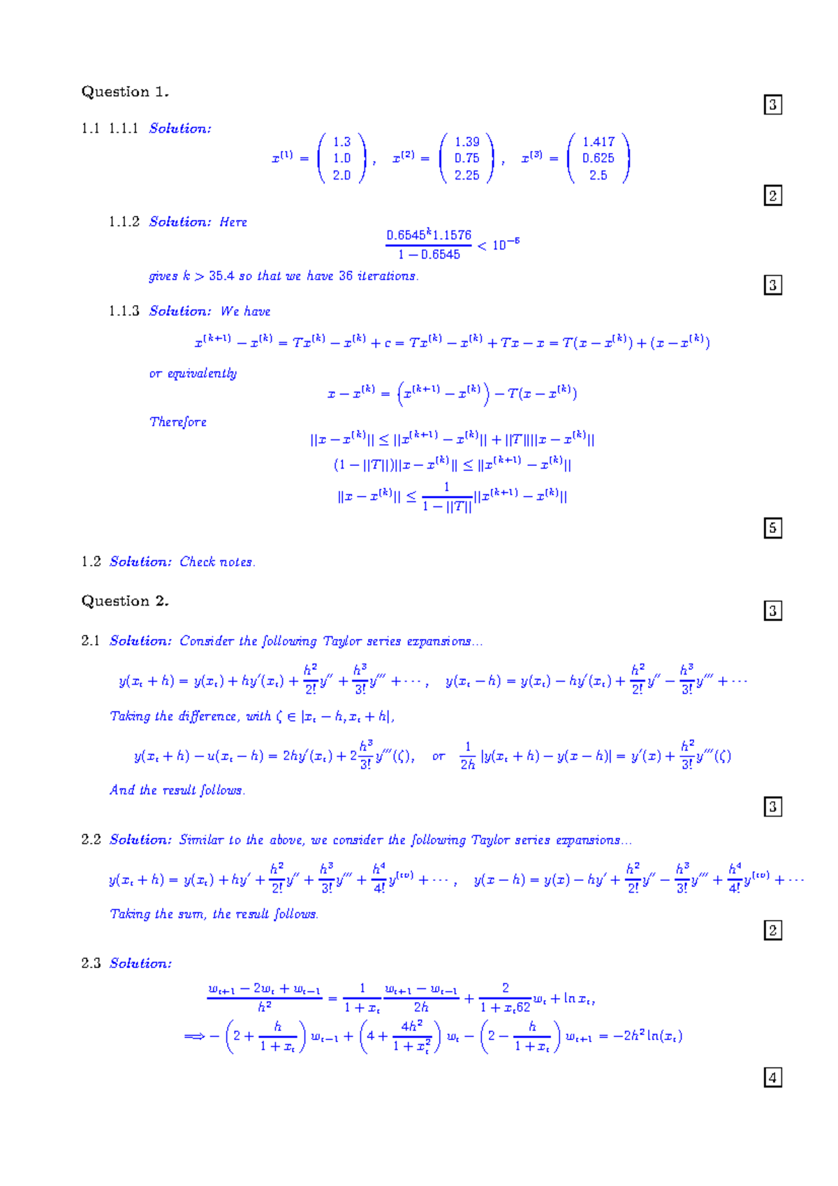 WTW 383 Semester Test 2 Memo Solutions - 2023 - Studocu