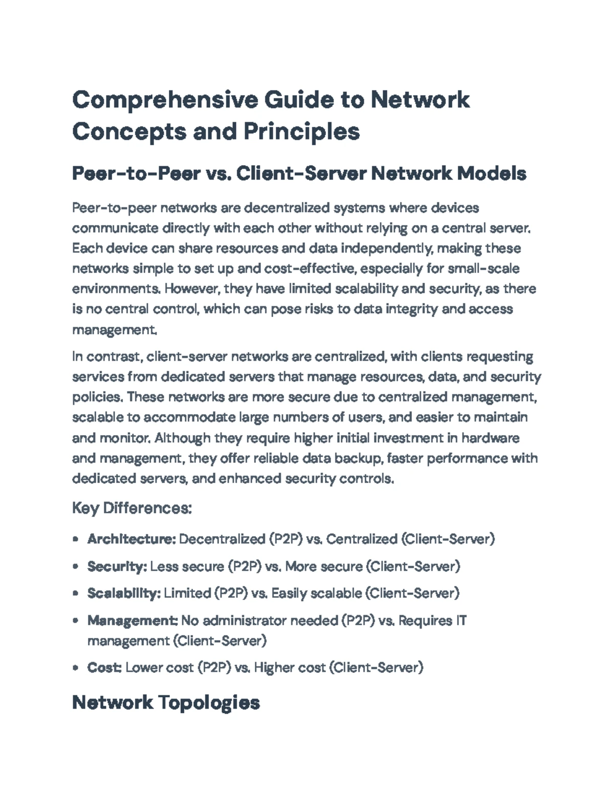 Comprehensive Overview of Network Protocols for IT Systems (CS101 ...