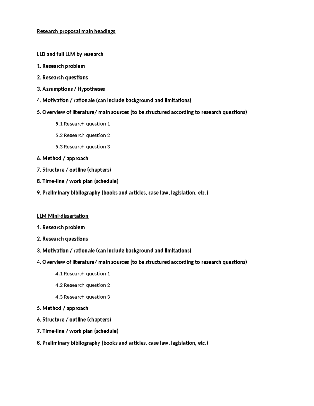 LNAV 7900 Research proposal main headings Jul 2023 - Research proposal ...