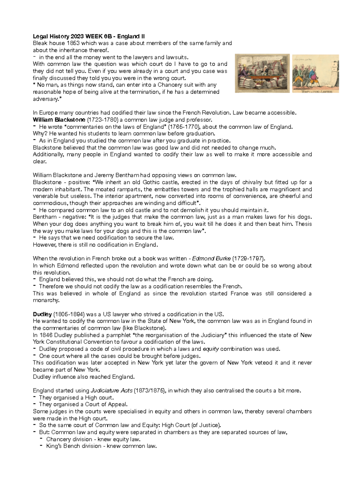 Legal History 2024 Week 6B - Examination of Common Law Evolution in ...