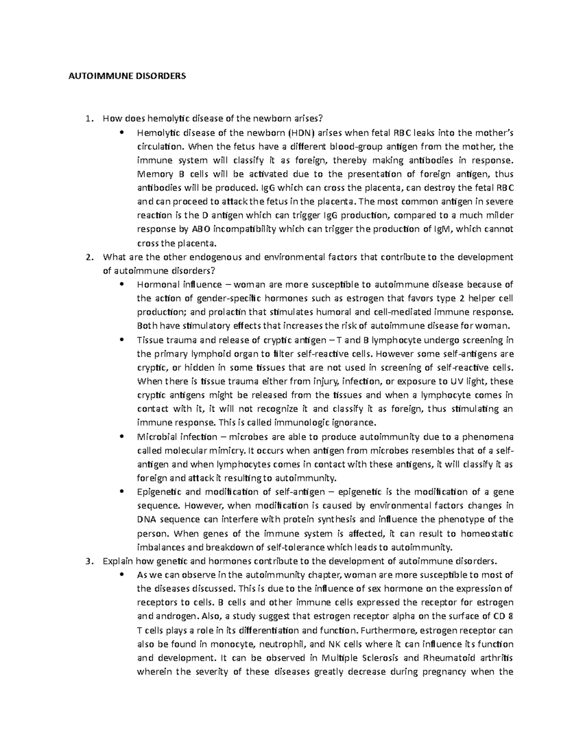 IS - Comprehensive Overview of Autoimmune Disorders and Their ...