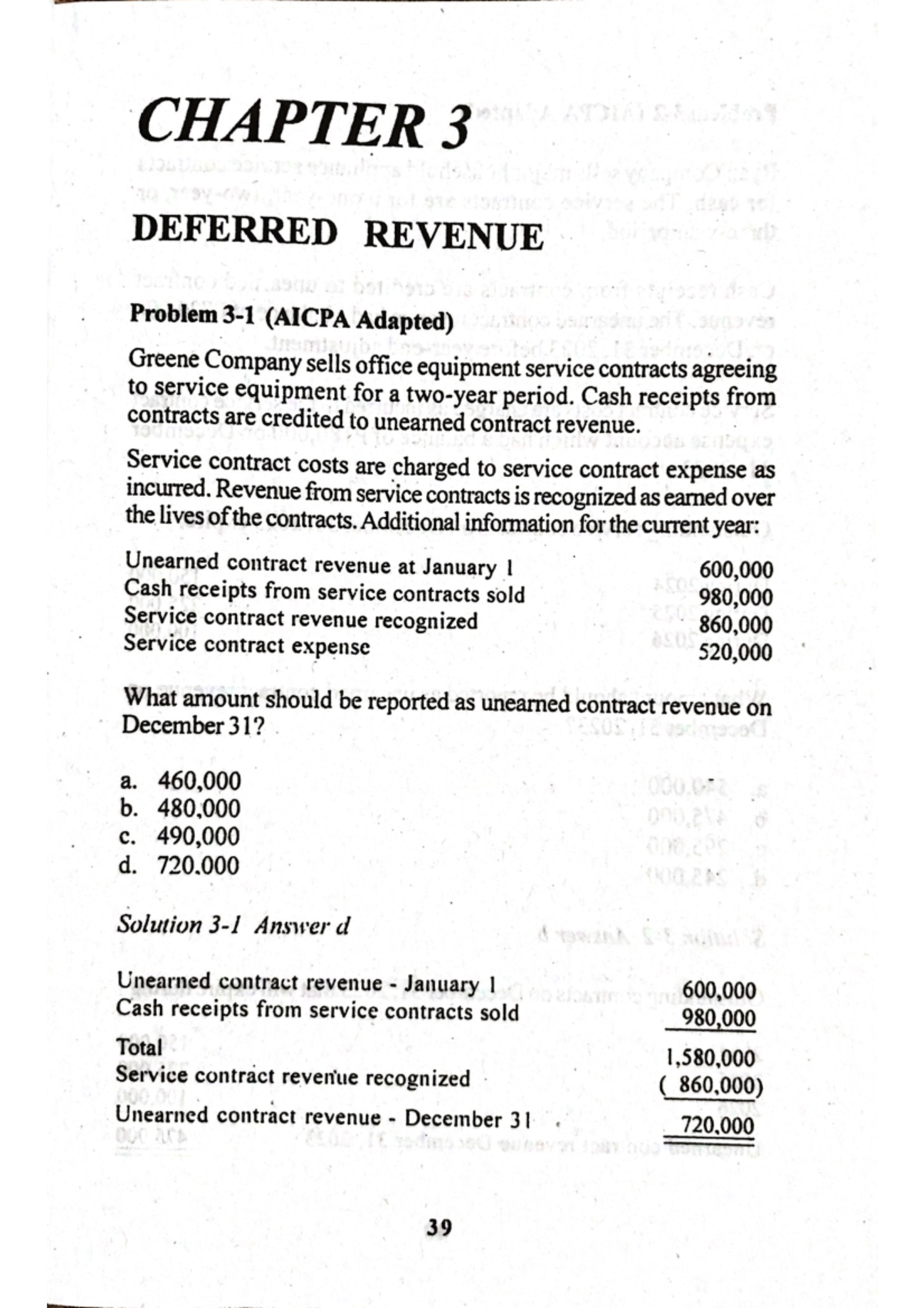 Chapter 3 - VALIX PRAC 2: Deferred Revenue Analysis and Solutions - Studocu