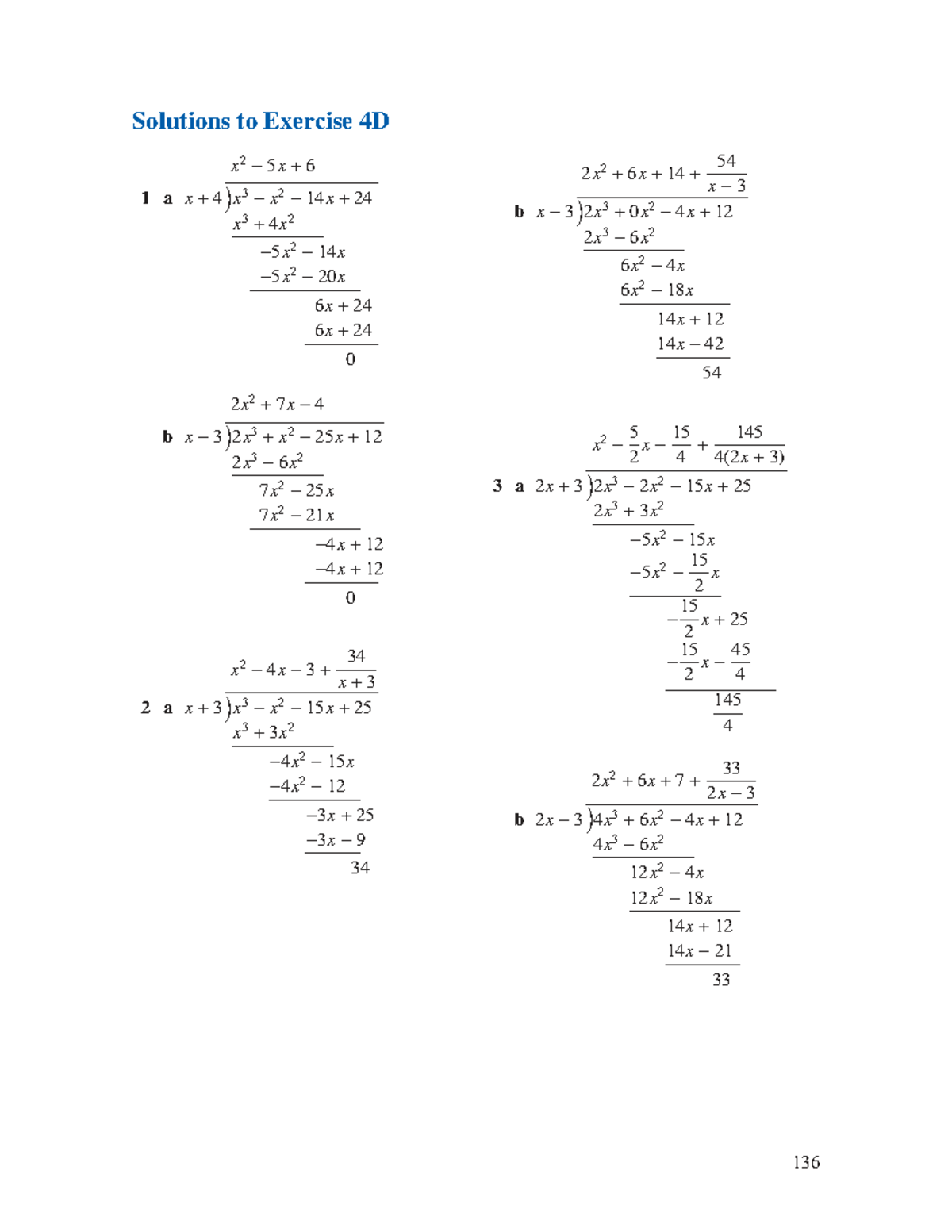 4D-worked-solutions - textbook worked solutions - Solutions to Exercise ...