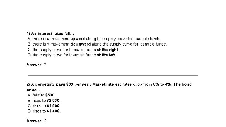 ECON 103 Midterm Exam Review: Key Questions & Answers - Studocu