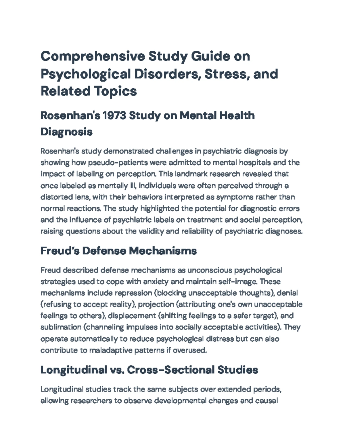 Psychological Disorders and Treatments Overview: A Comprehensive Guide ...