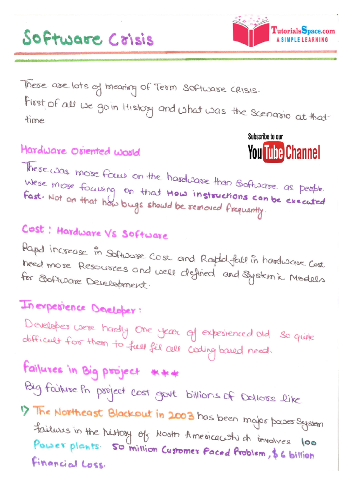 13- Software Crisis- Software Engineering Tutorials In Hindi - So ...