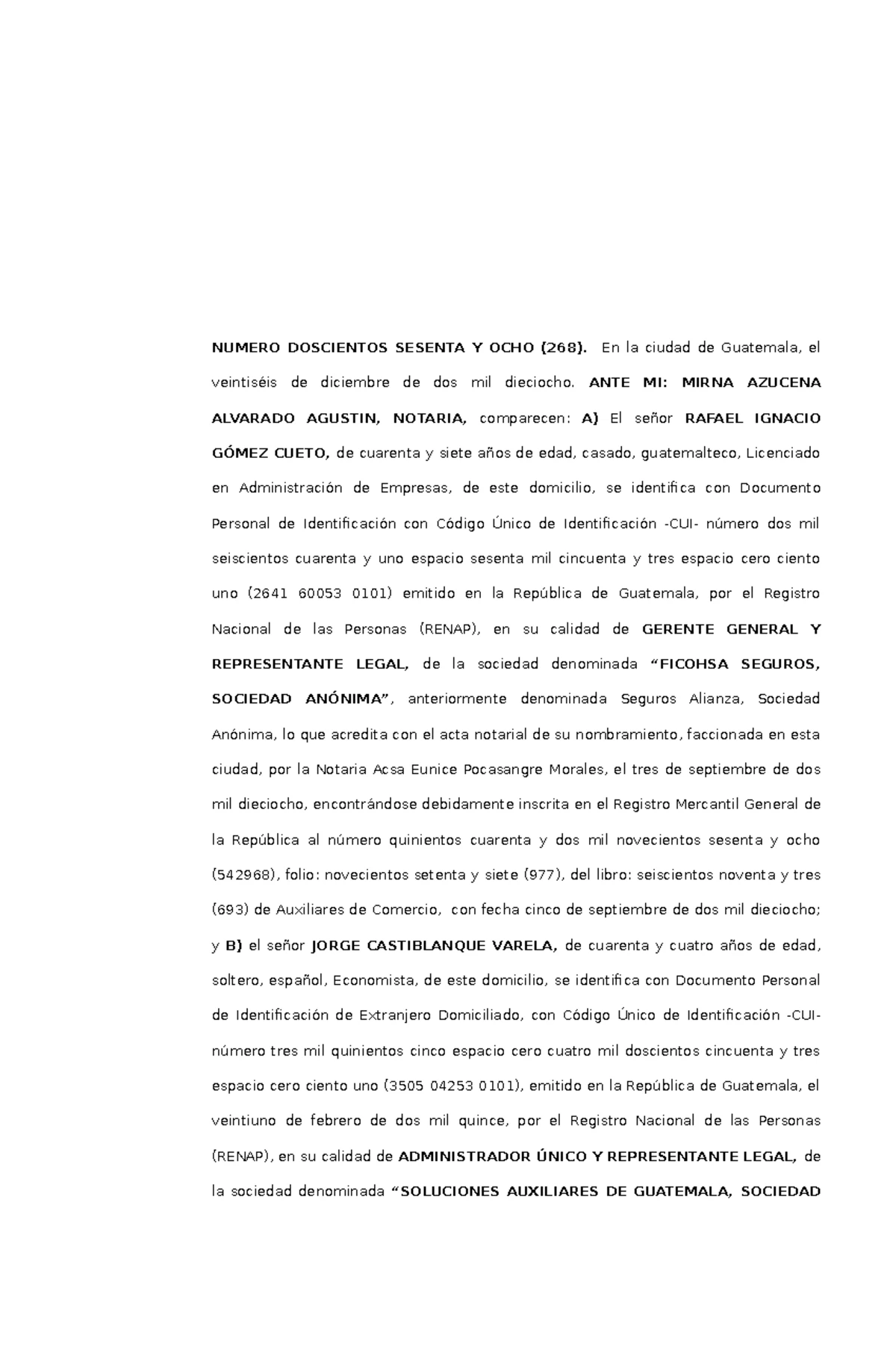 ACTA NOTARIAL DE ARRESTO DOMICILIARIO - 23 JULIO 2025 - JPA - Studocu