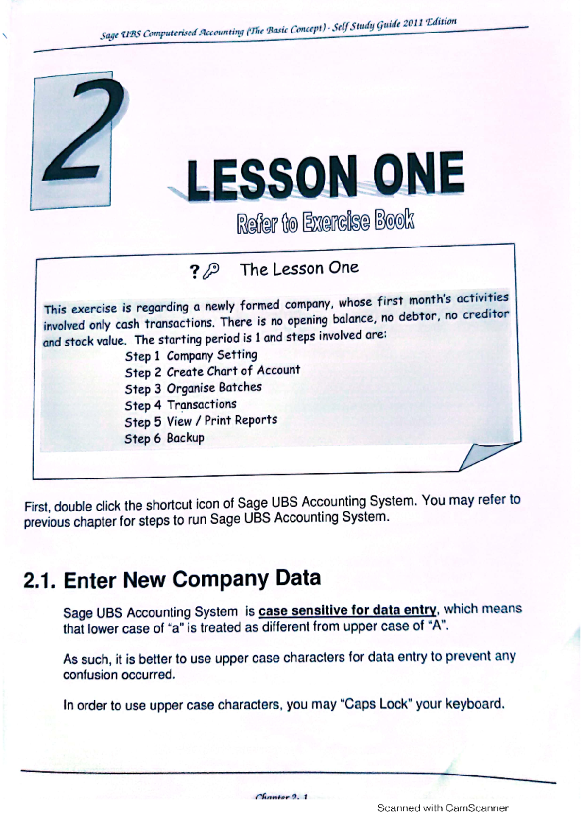 UBS Lesson 1-4 notes - accounting information system - UiTM - Studocu