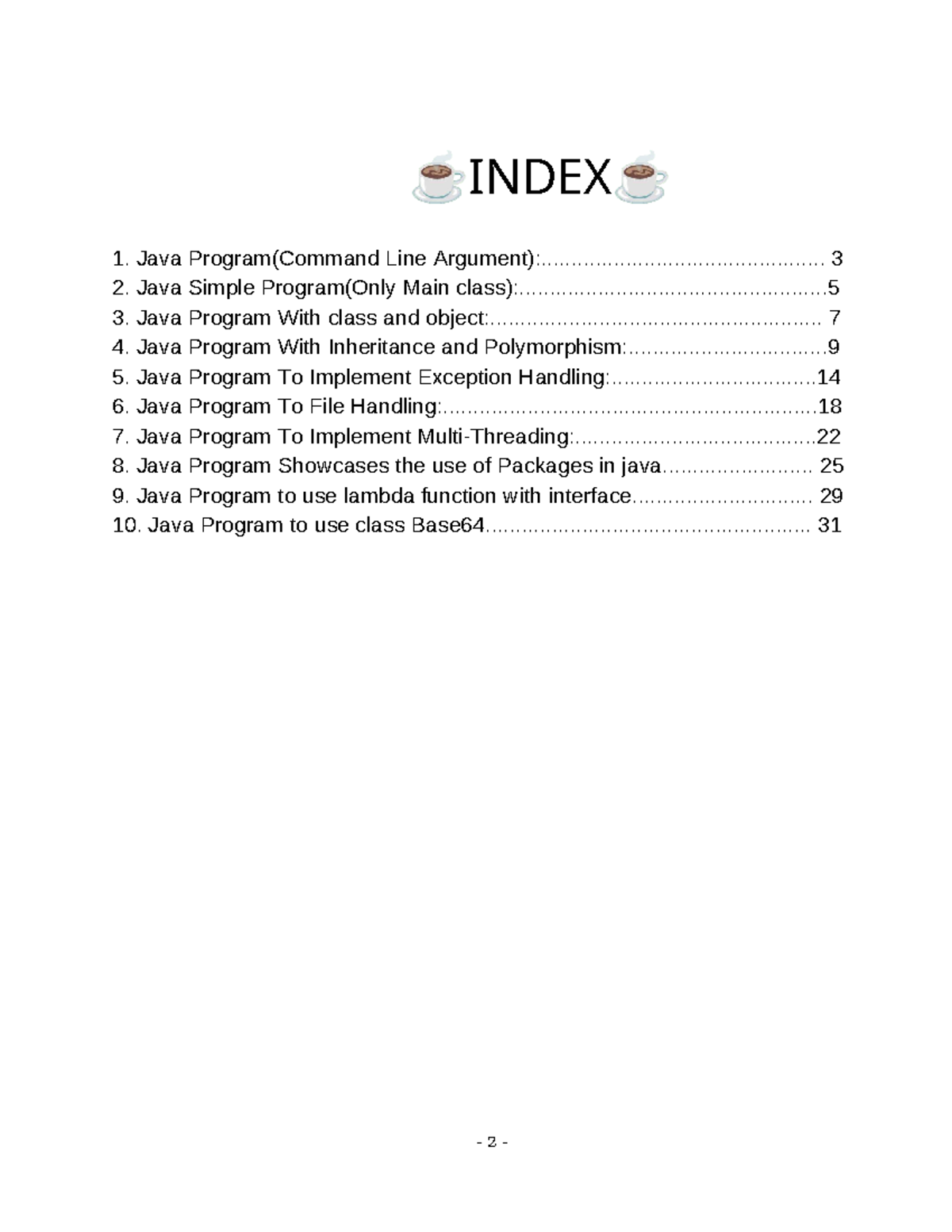 OOPS with Java Lab Programs (CS101) - Code Examples & Explanations ...
