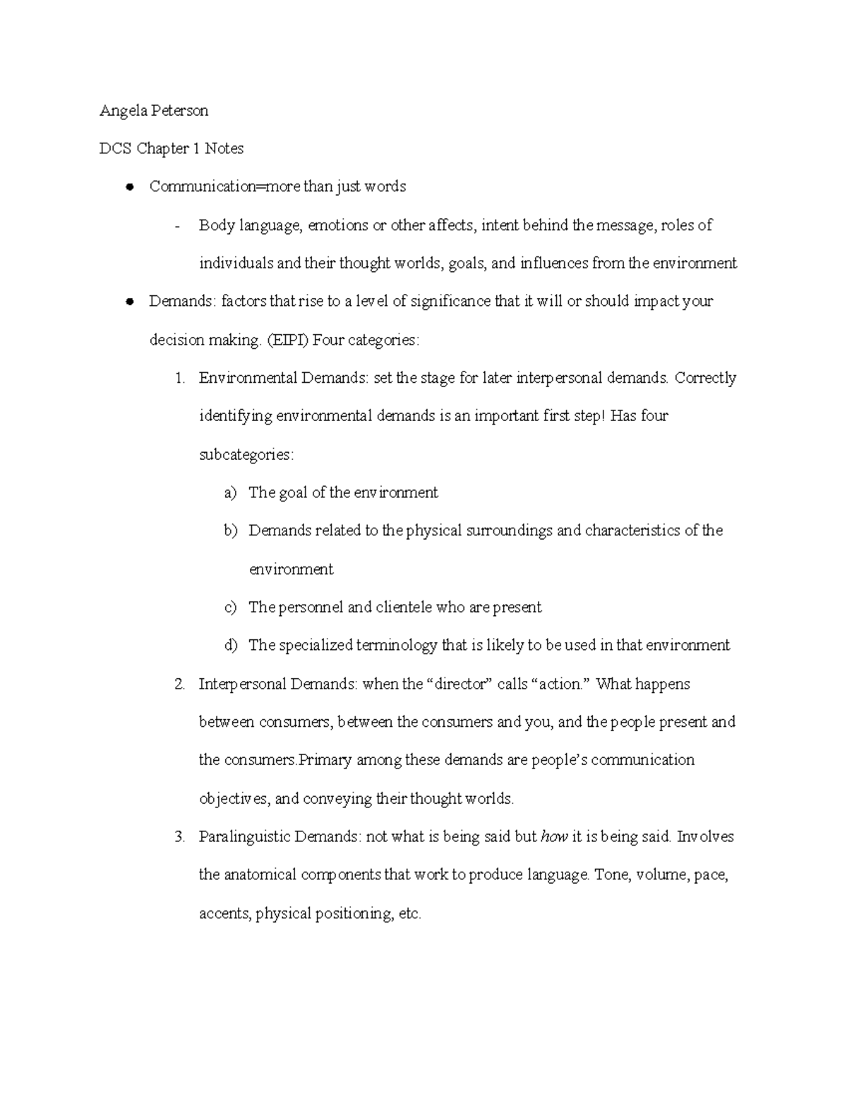 DCS Ch. 1 - Detailed Notes on Demand Control Schema Concepts - Studocu