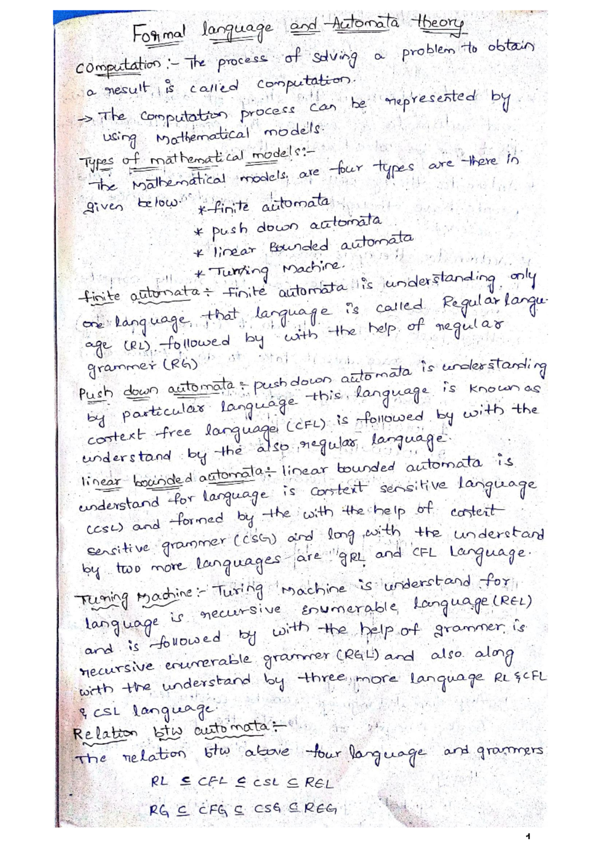 FLAT - UNIT 1 Study Notes for FGD Course - Studocu