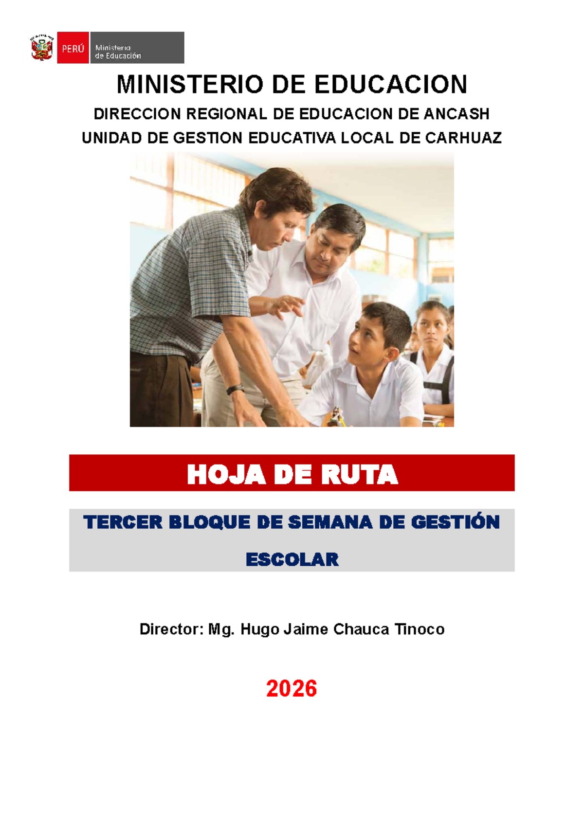 RUTA DEL TERCER BLOQUE DE SEMANAS DE GESTIÓN 2026 - Studocu