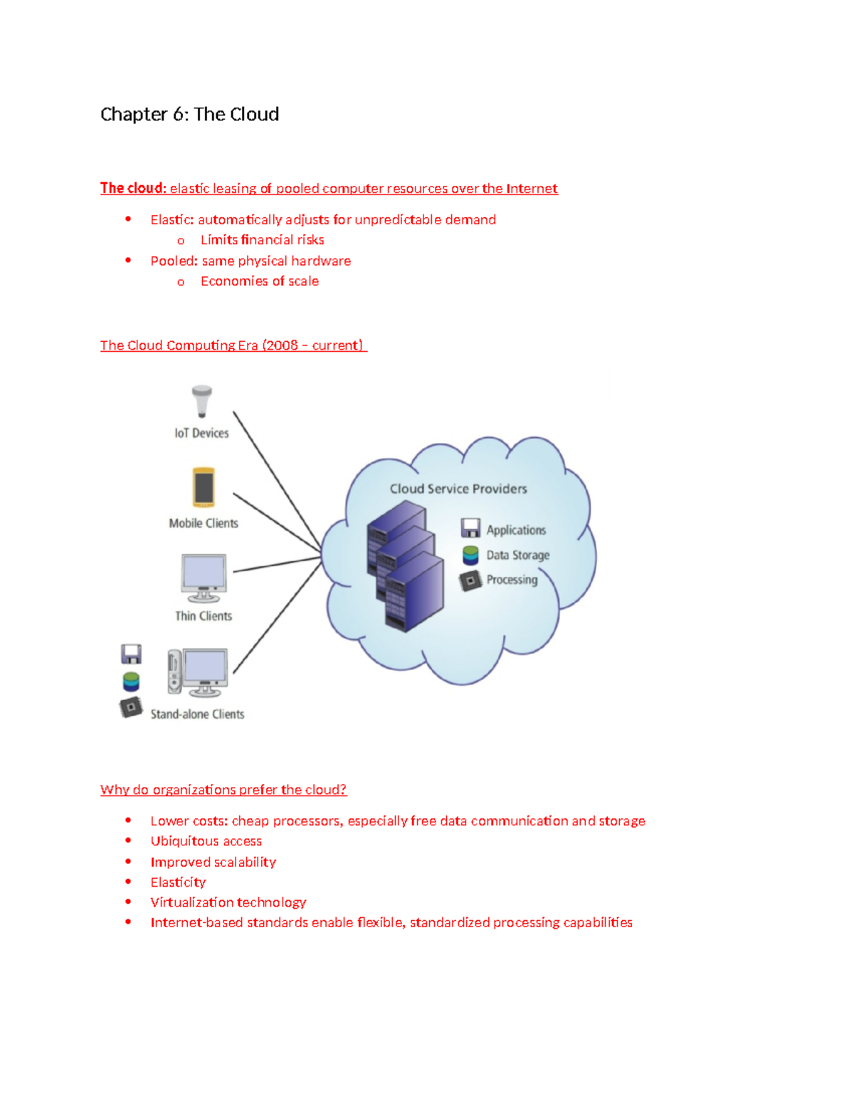 Chapter 6 - Cloud Computing: Benefits, Networking, and Resource ...