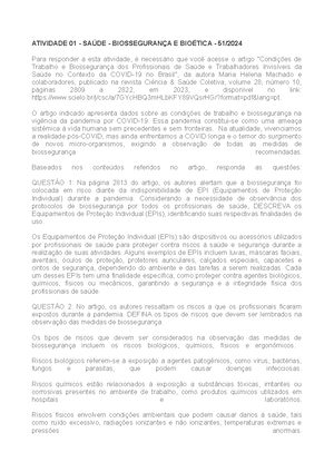 [Solved] Exemplos de vida que podemos abordar em sala de aula Exemplo ...