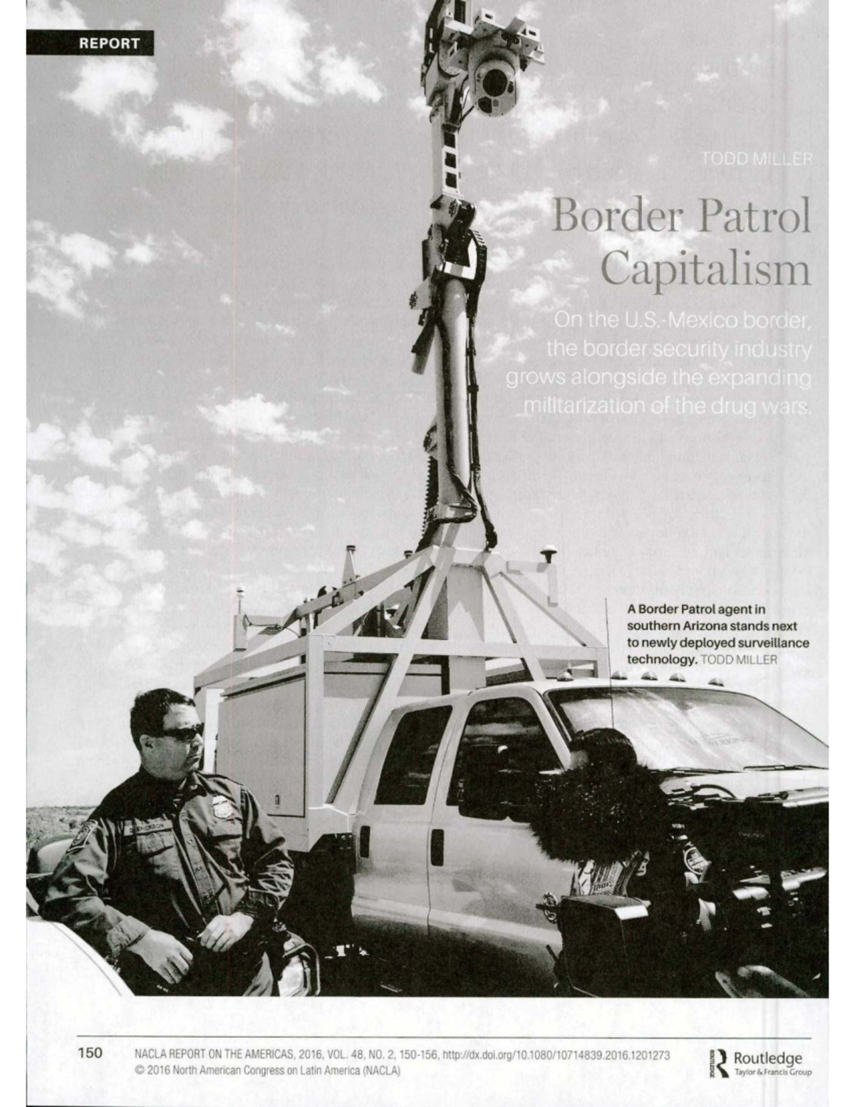 Border Patrol Capitalism: Exploring New Dynamics at the U.S.-Mexico ...