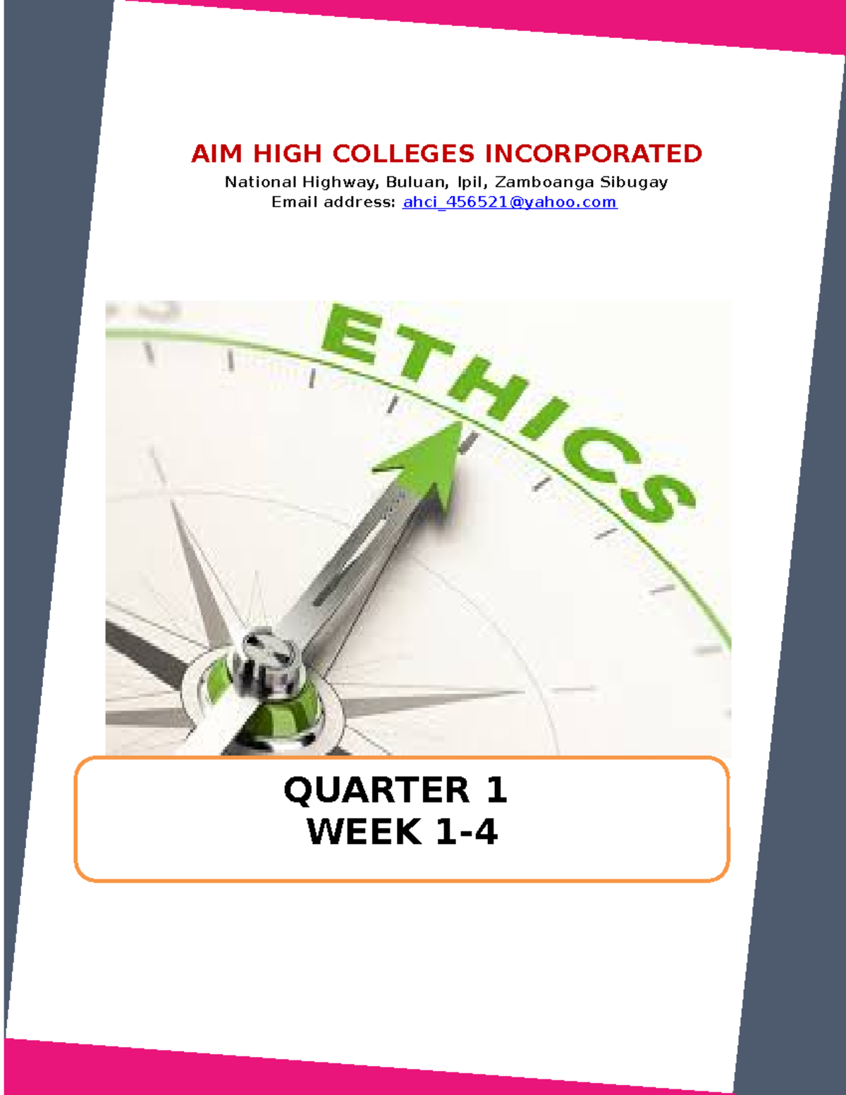 University syllabus on indigenous studies