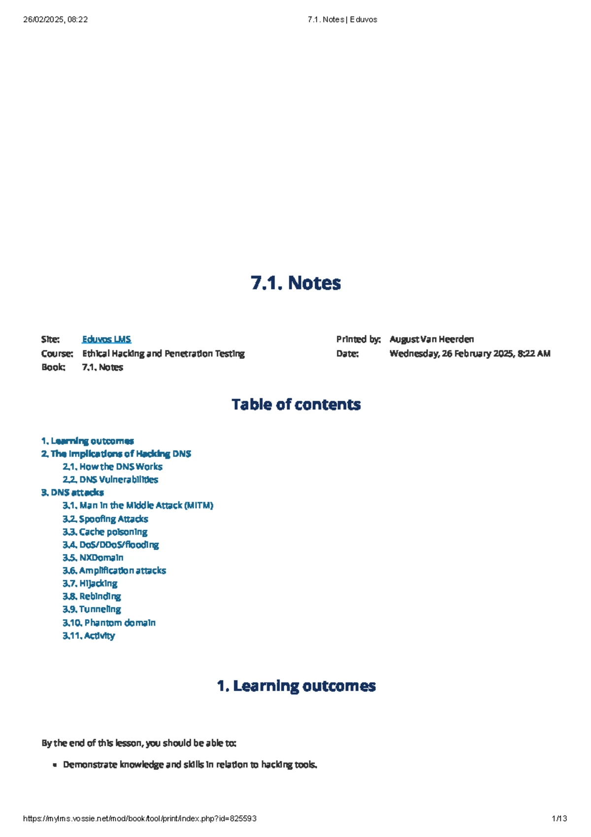 Ethical hacking and penetration testing notes (course 20:40) - Studocu