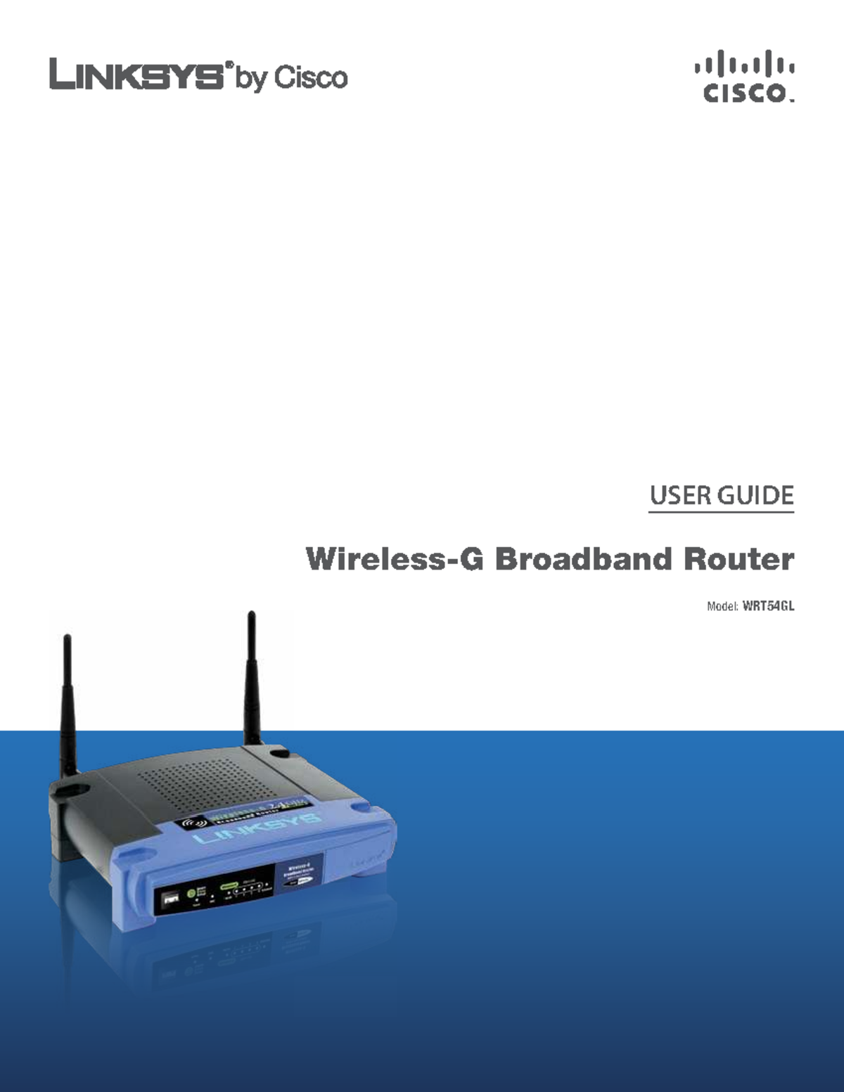 WRT54GL V11 UG C-Web - ROUTER - USER GUIDE Wireless-G Broadband Router ...