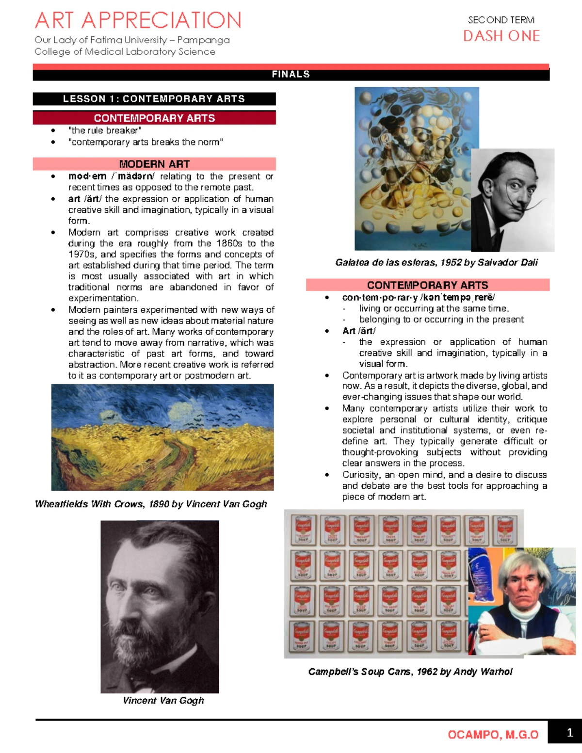 ARTA Essay: The Distinction Between Art and Nature Explained - Studocu