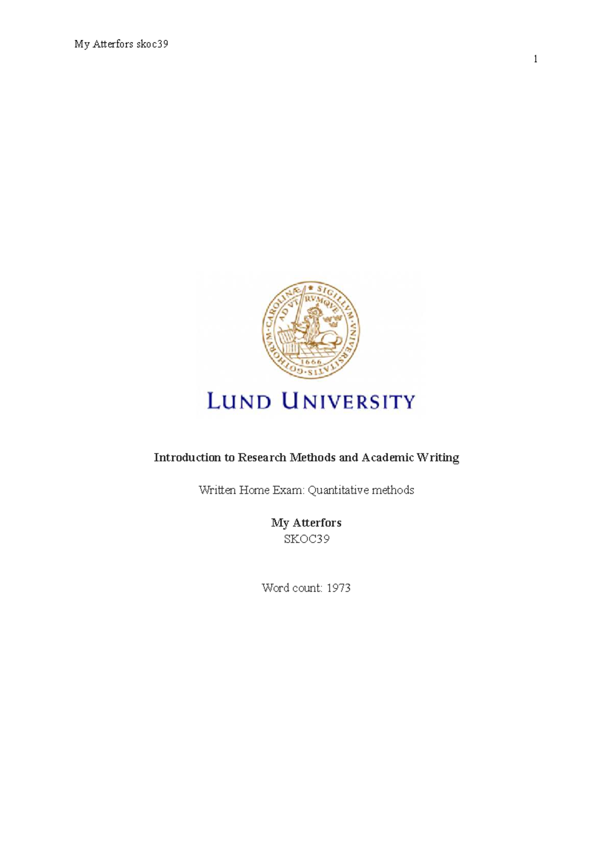 SKOC39 Final Exam: Quantitative Methods in Research & Academic Writing ...