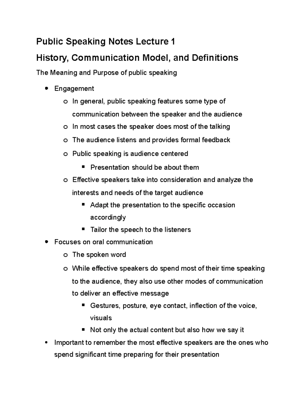 COM380 Informative Speech Outline on Title IX's Impact on Sports - Studocu