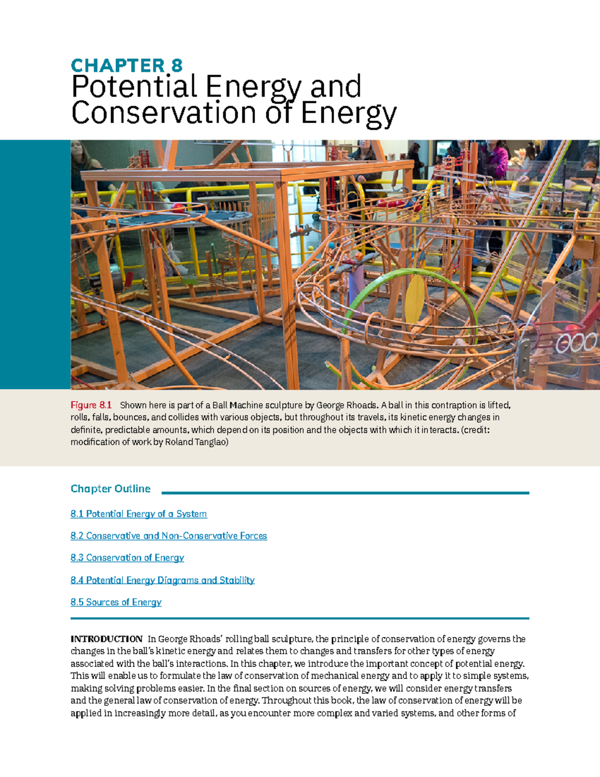 Potential Energy and Conservation of Energy - Chapter 8 (Physics 101 ...