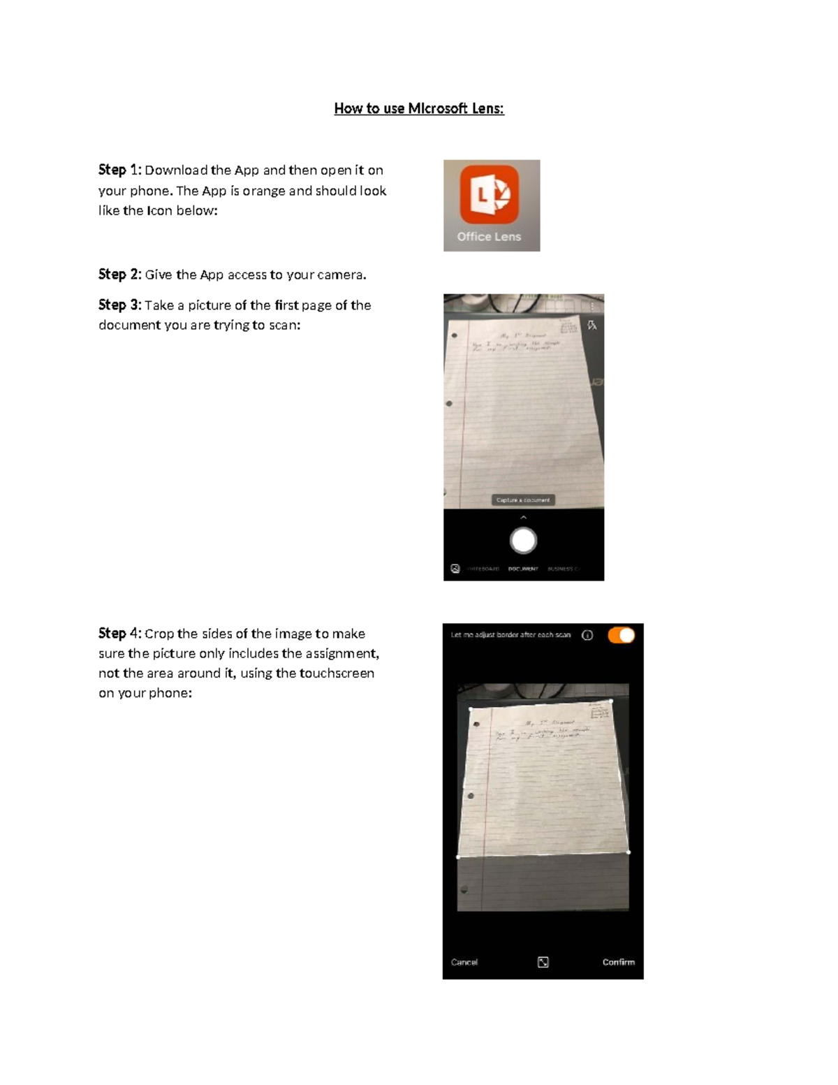 How to Use Microsoft Lens: A Step-by-Step Guide - Studocu