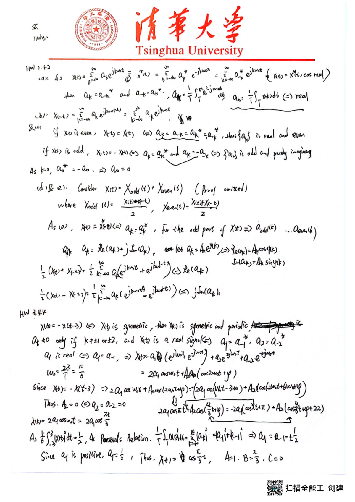 SS HW3 - Homework Answers for International Course at Tsinghua ...