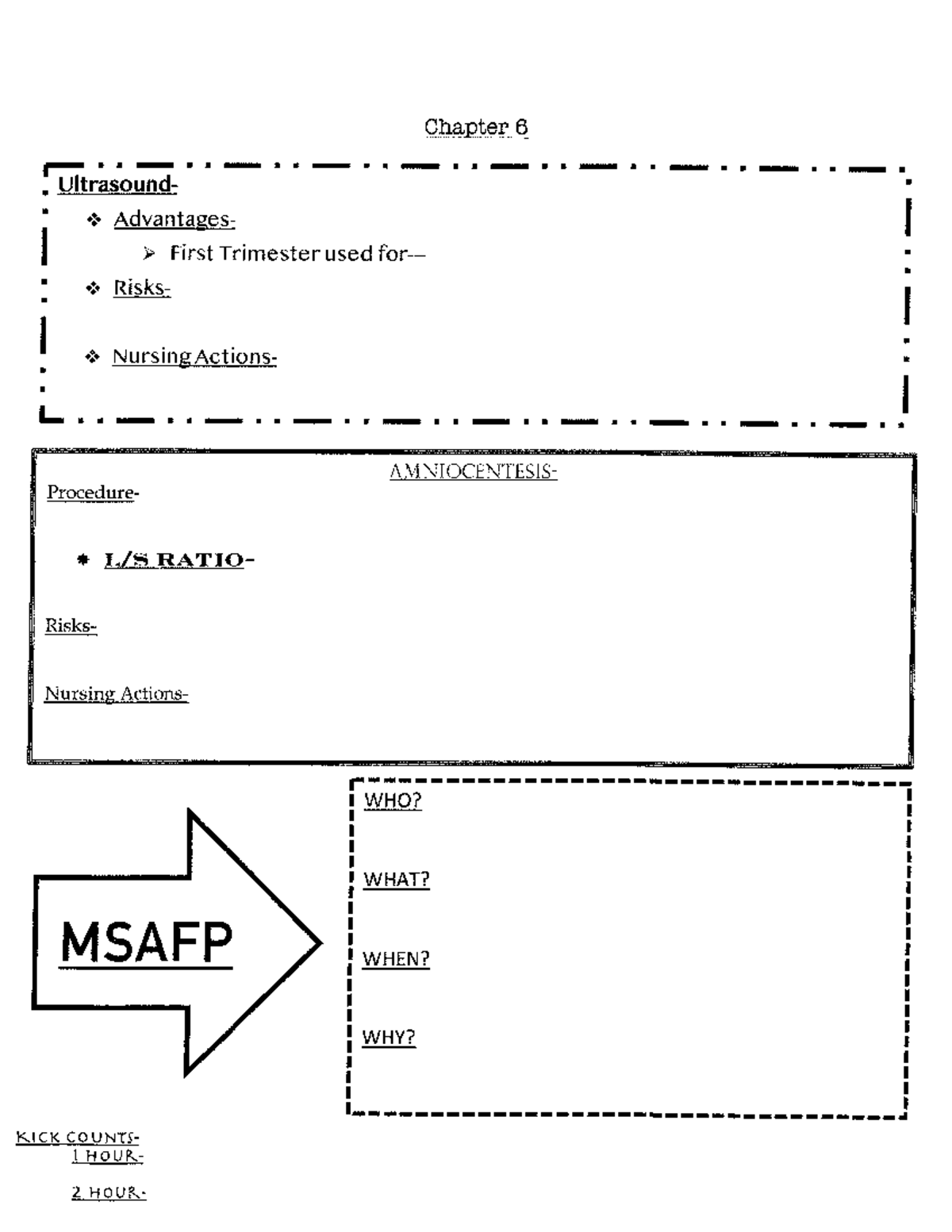 Week 2 Handout - Chapter 6 First Trimester used Nursing Nursing WHO ...