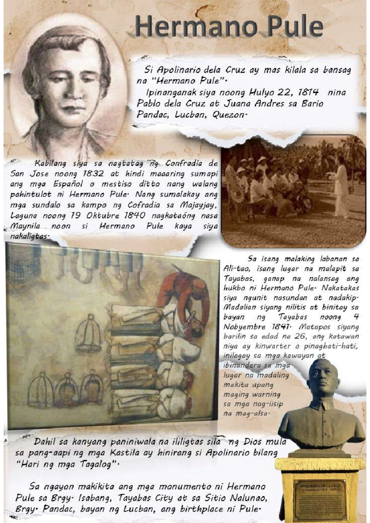 Hermano Pule: Infographic on Apolinario dela Cruz's Legacy - Studocu