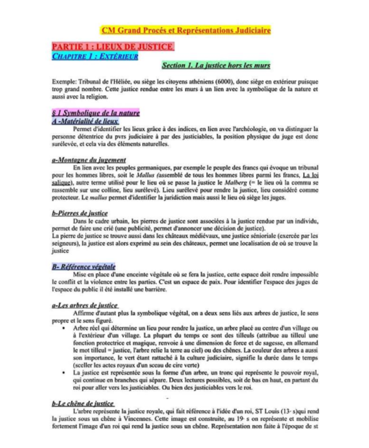 CM Grand Procès et Représentations Judiciaires : Lieux et Symboliques ...