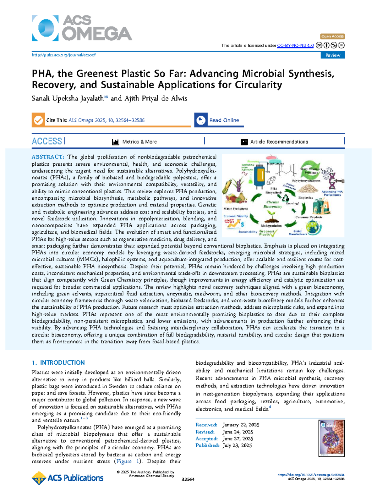 Advancing PHA Technologies: Microbial Synthesis & Sustainable