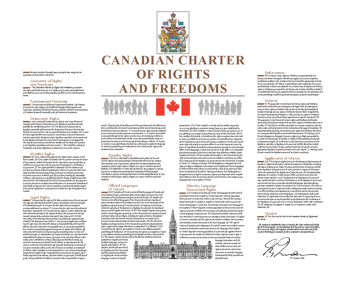 Canadian charter rights freedoms eng - Whereas Canada is founded upon ...