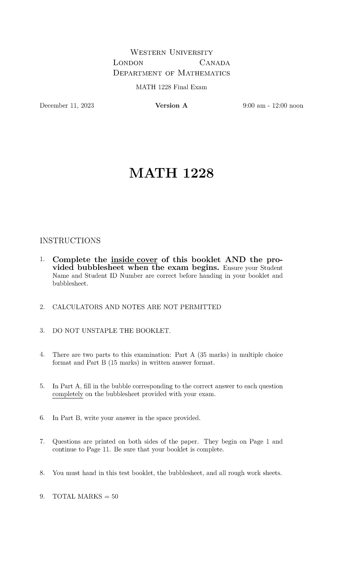 1228finf23-111 - final - Western University London Canada Department of ...