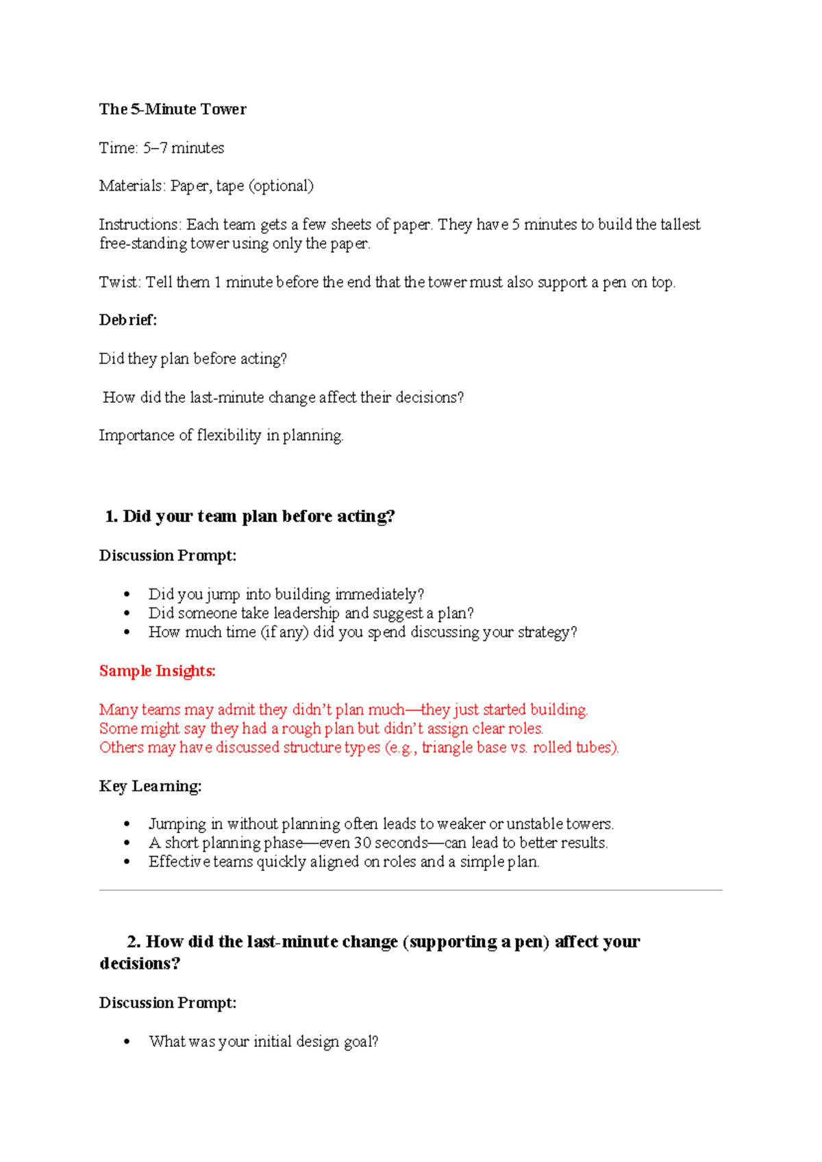 Planning Report Games - Lecture Notes (Course Code: N/A) - Studocu