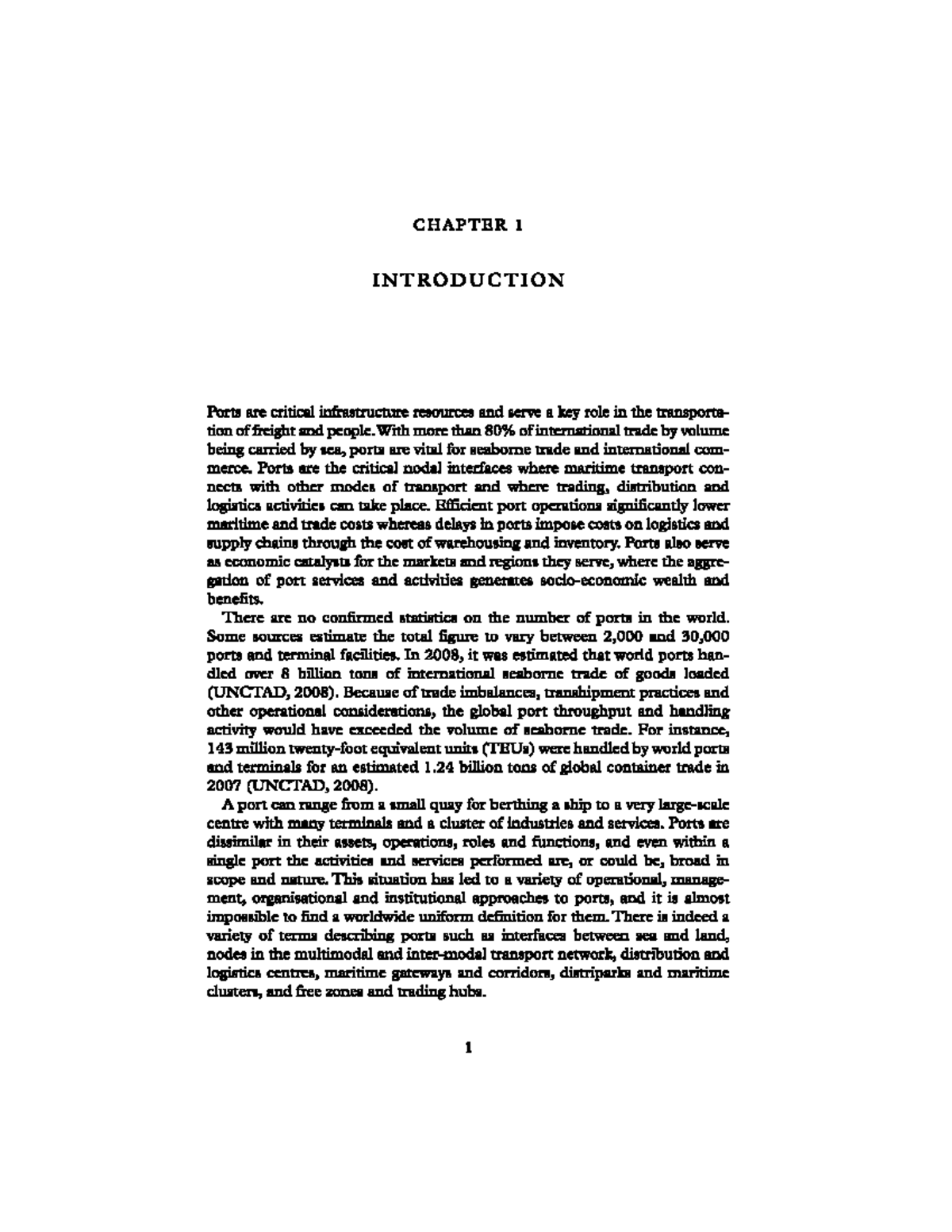 Port Operations and Logistics: Chapter 1 Overview and Insights - Studocu