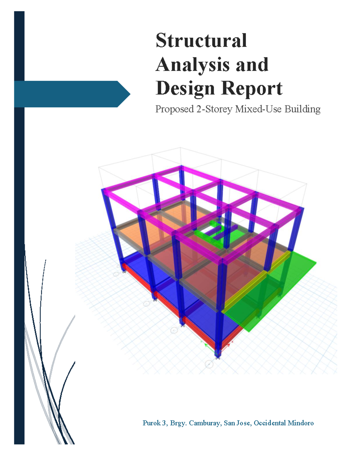 Structural Analysis and Design Report for 2 Storey Building (CIVIL 101 ...
