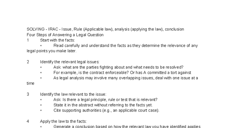 LAW 122 Midterm & Final Exam Study Guide: Key Legal Concepts - Studocu
