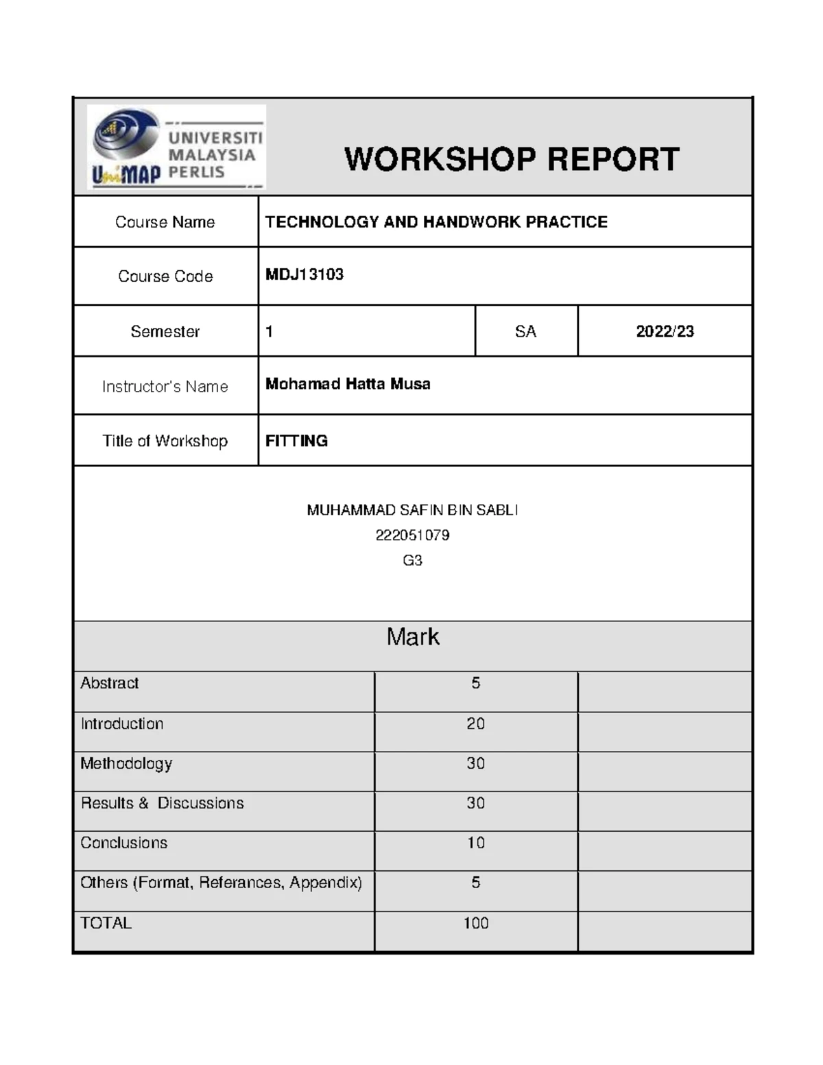 LAB REPORT: MATERIAL SCIENCE - LABORATORY SAFETY ASSESSMENT - Studocu