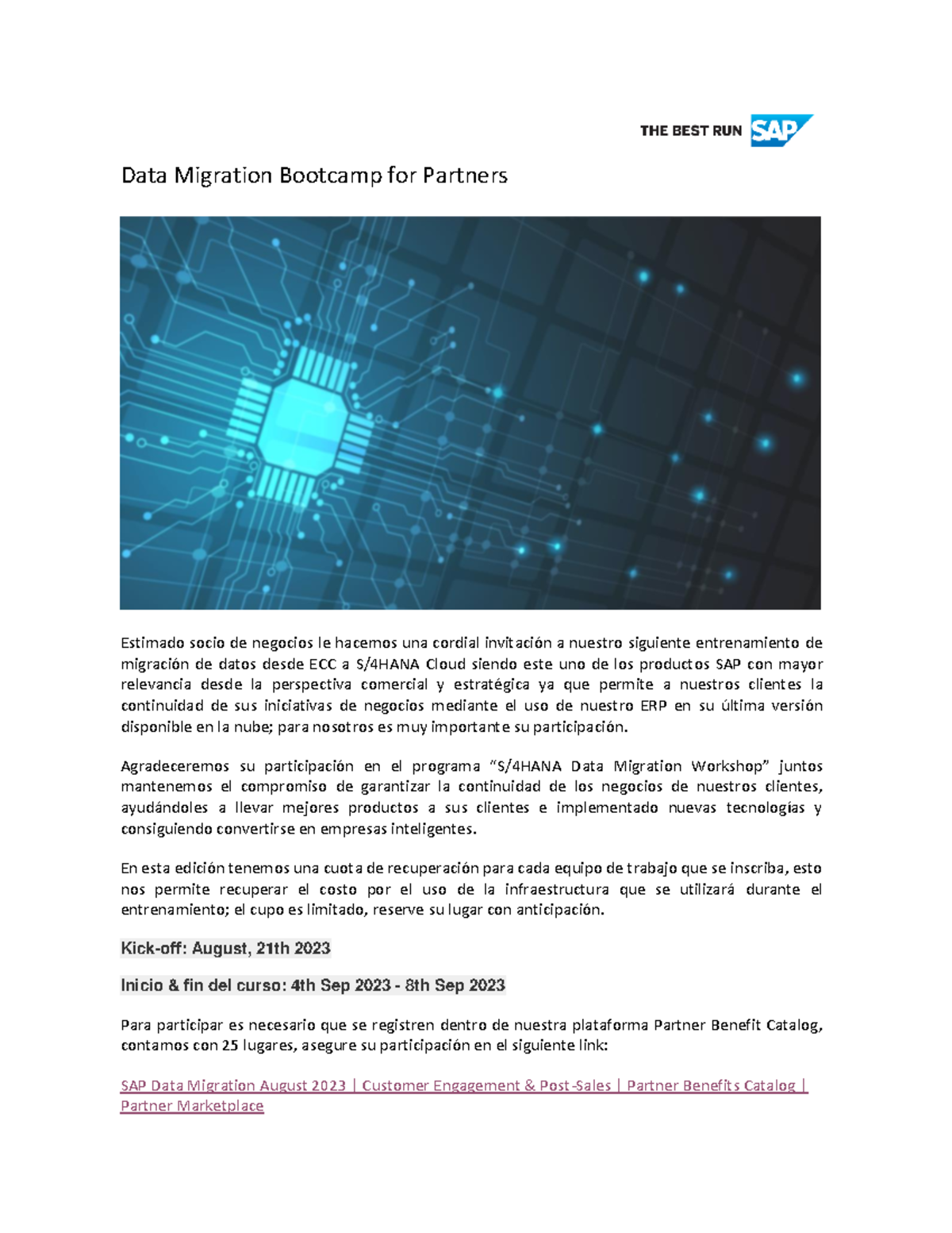 S4HANA Data migration Workshop for Partners LAC - Data Migration ...