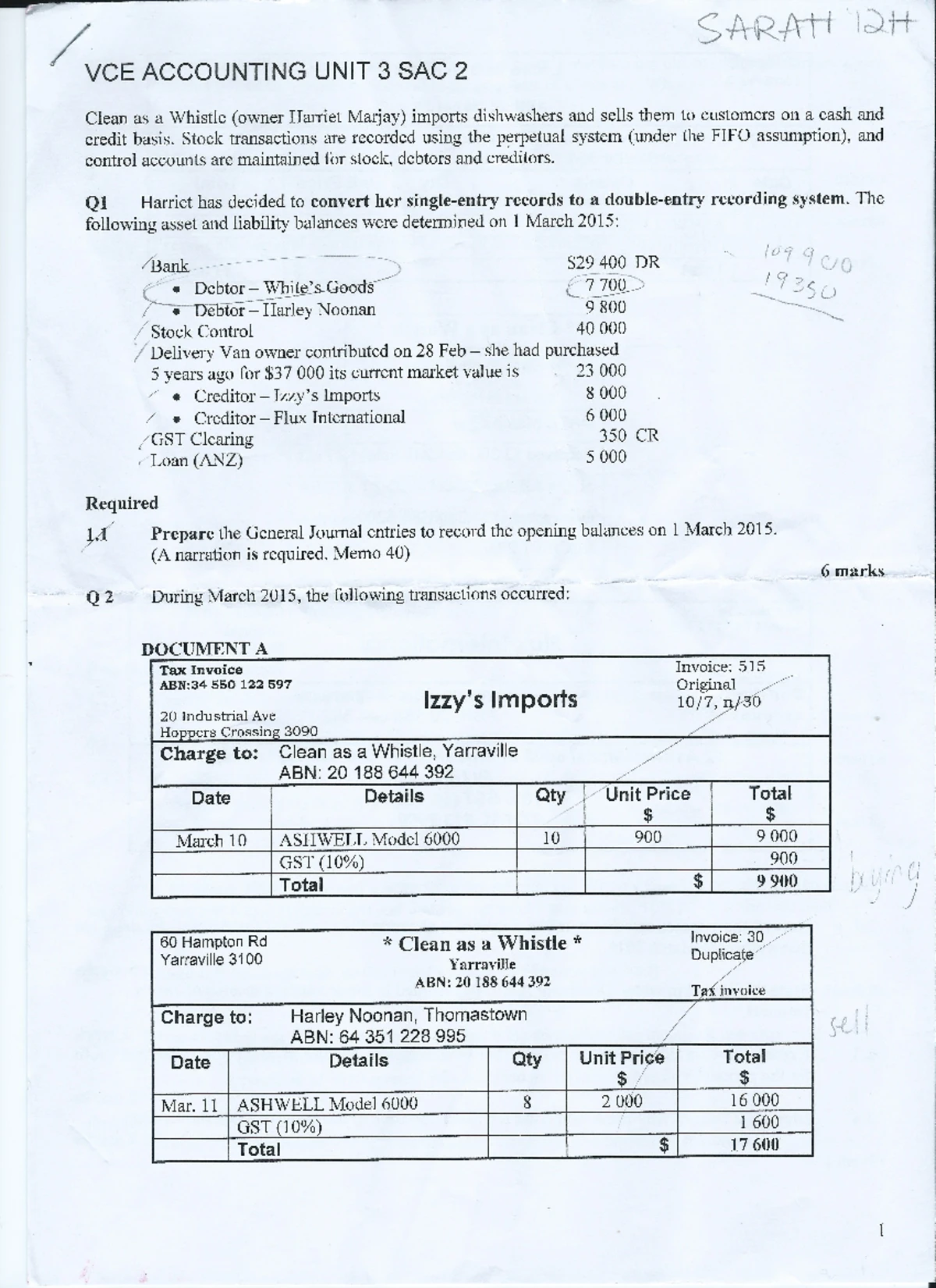 UNIT 3 ACCOUNTING ELEMENTS REFERENCE GUIDE: ASSETS & EXPENSES - Studocu