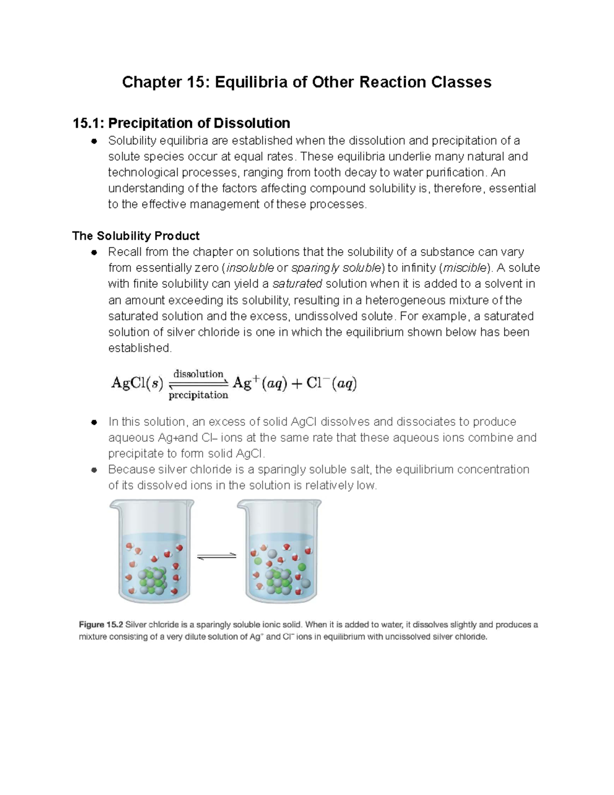 Chapter 15: Equilibria of Other Reaction Classes - Studocu