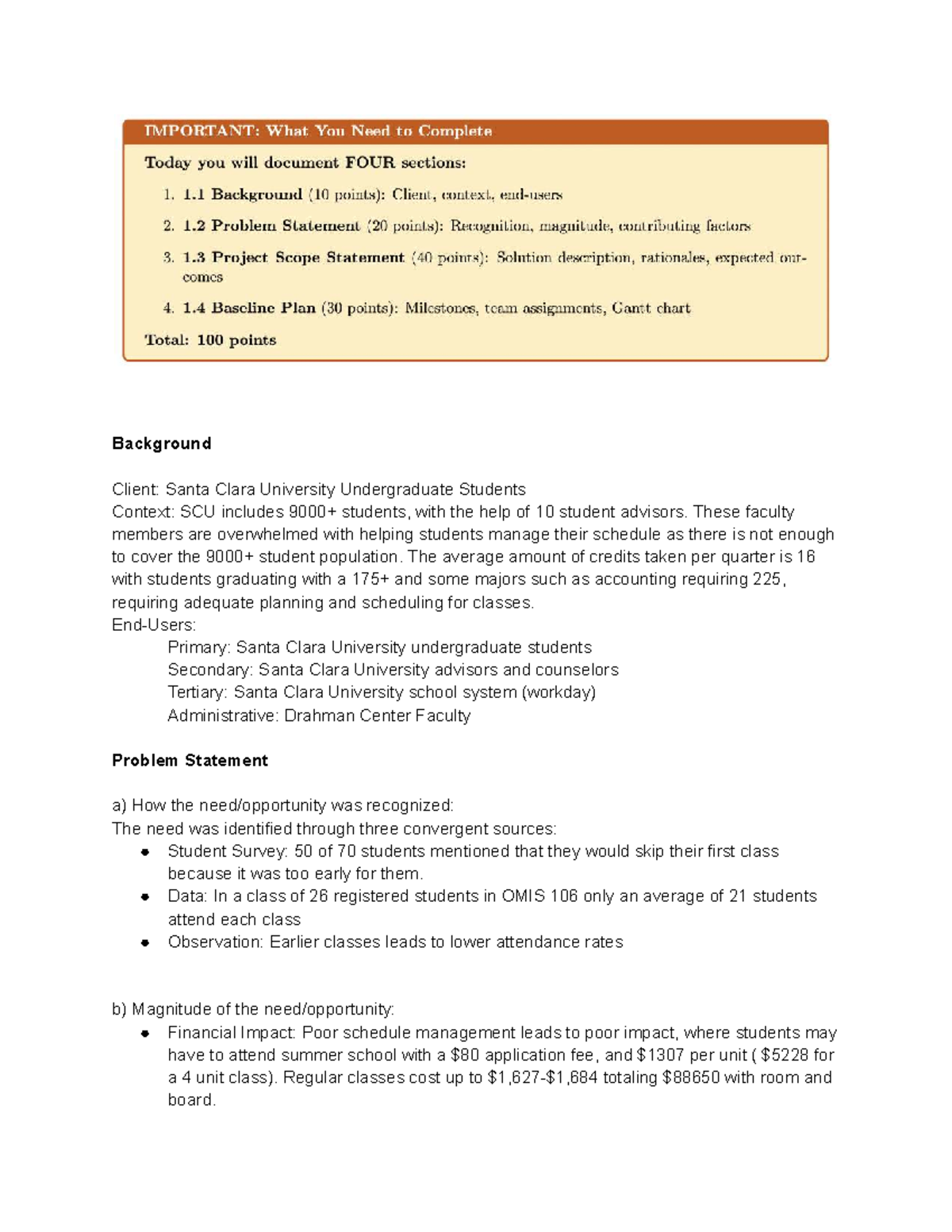 SCU Course Planner Optimization: Enhancing Student Scheduling ...