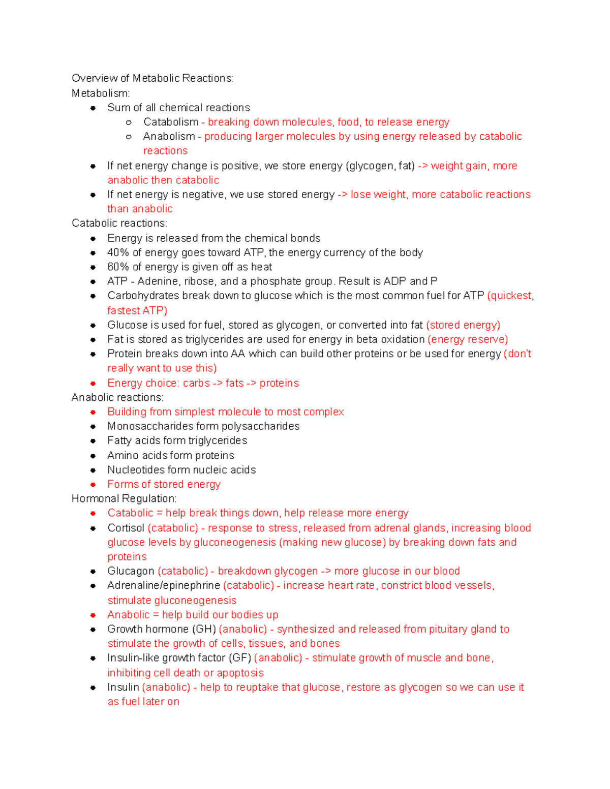 A&P II: Comprehensive Overview of Metabolism and Nutritional Physiology ...