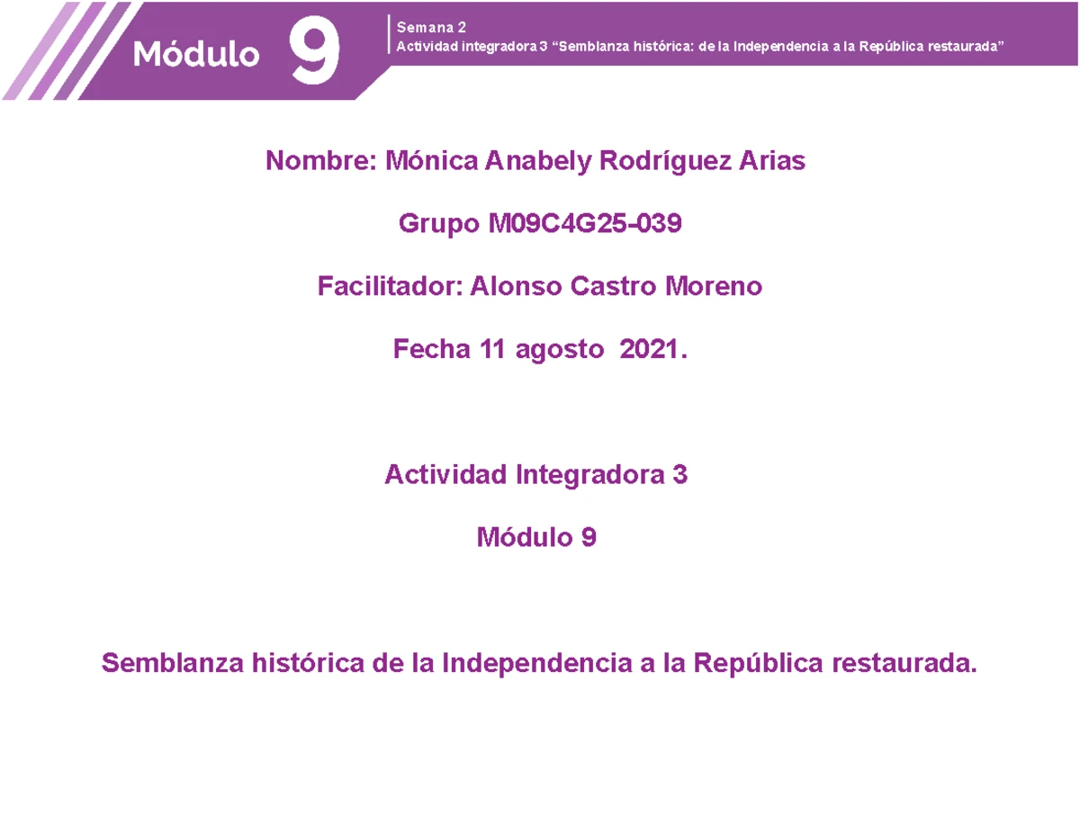 M09S3AI6 - Actividad Integradora 6: Política Exterior de México - Studocu
