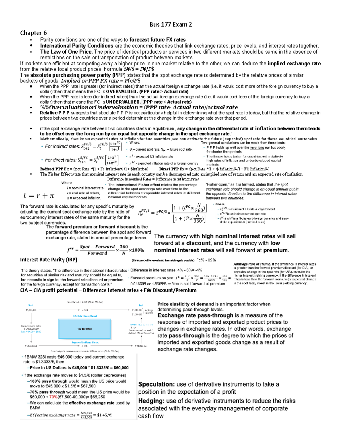 Bus 177 Exam 2 - Detailed Study Guide for Chapters 6, 7, and 10 - Studocu