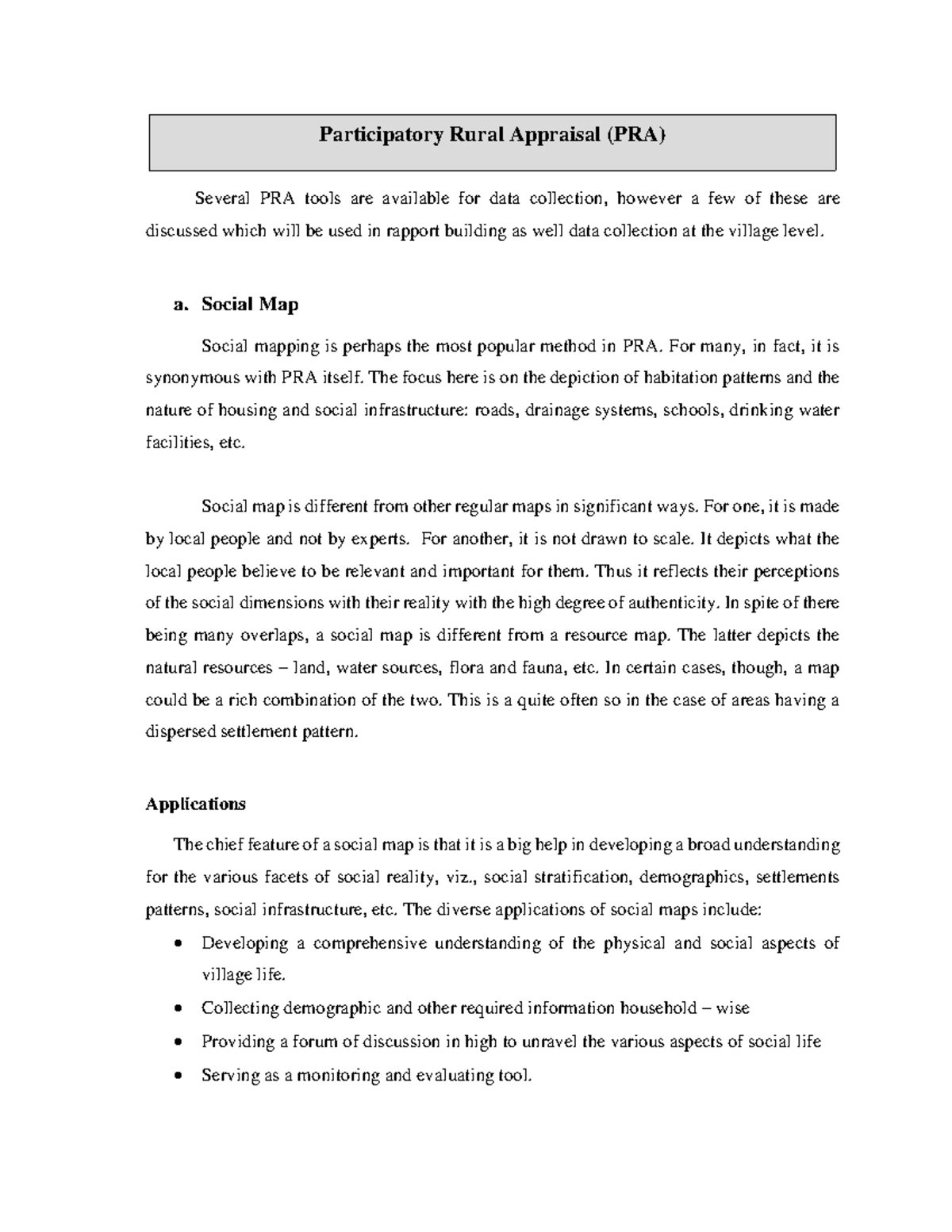 Pra - Use ful - Several PRA tools are available for data collection ...
