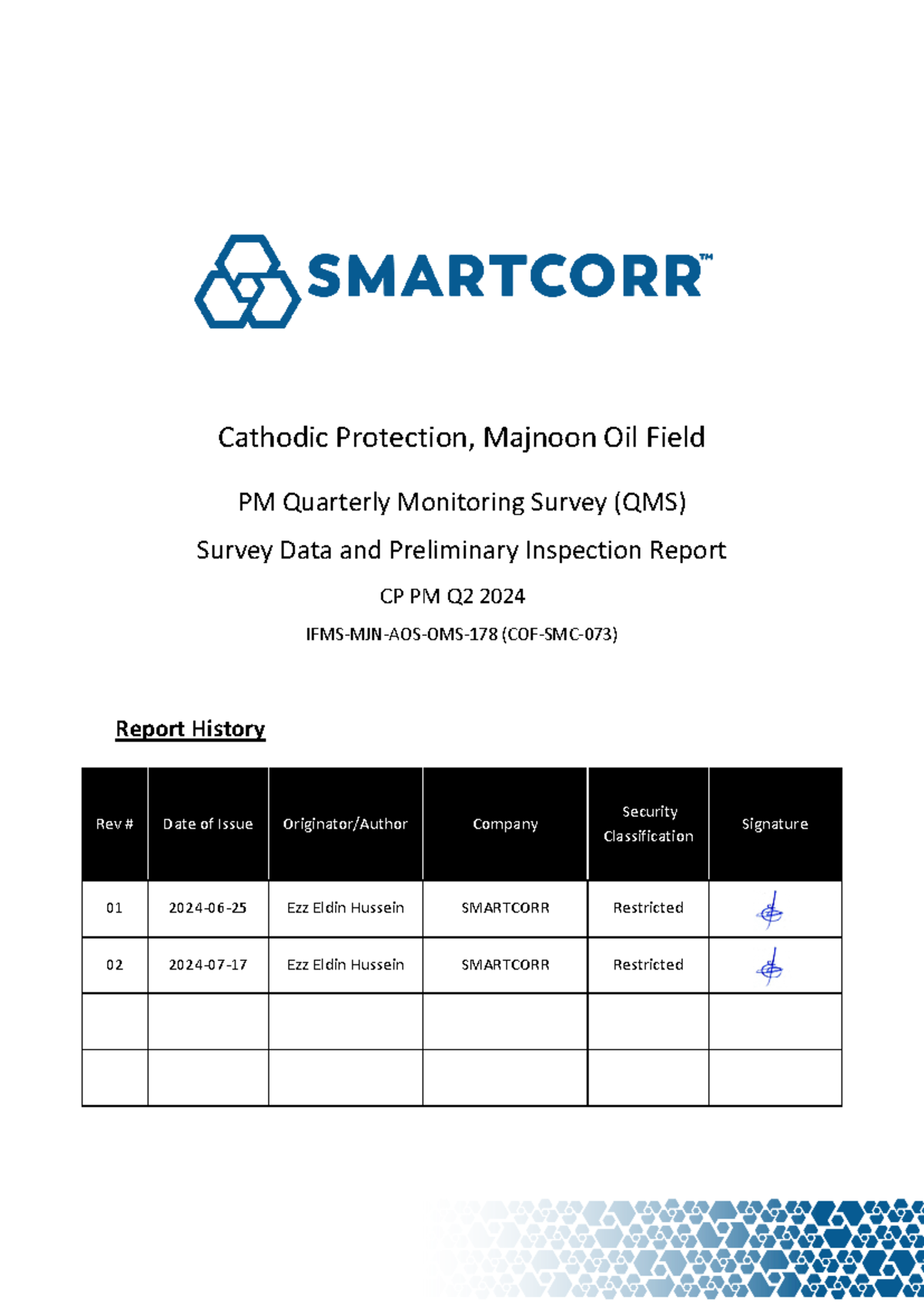 MJ CP PIR 012 Rev02 - Q2 2024 Preliminary Inspection Report - Studocu